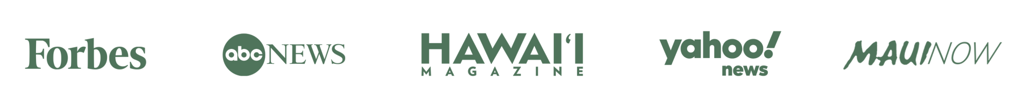 As featured on: Forbes, ABC News, Hawaii Magazine, Yahoo News, Maui Now